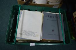 Quantity of Sheet Music