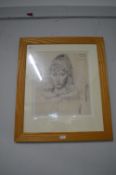 Framed Picasso Sketch Print