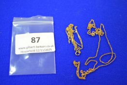 Scrap 9ct Gold Chain ~2g