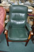 Green Leather Chair