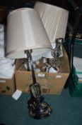 Assorted Table Lamps and Shades