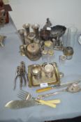 EPNS Vases, Cruets, Cutlery, etc.