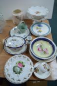 Vintage Pottery Cake Stands and Plates, etc.