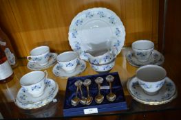 Royal Vale Part Tea Set plus Decorative Teaspoons