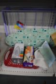Clothes Airer, Mini Ironing Board, Iron, etc.