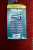 Gilette Mach 3 Razor Blades 12pk
