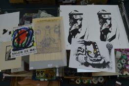 Limited Edition Silkscreen Prints Including Kate Moss, and Snub 23