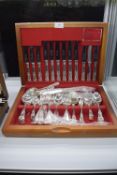 Regalia and Other Plated Cutlery with Oak Case
