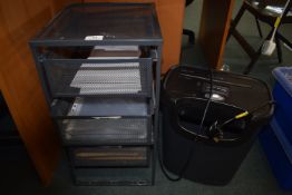 *Metal three drawer office filing cabinet plus Fel