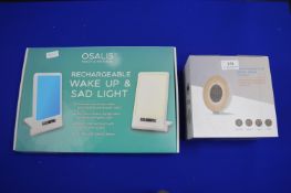 *Osalis rechargable wake up sad light plus natural