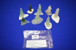 *Eight County Durham Seaglass sculptures