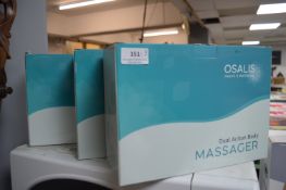 *Three Osalis Dual action body massagers