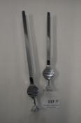 * Two medical stainless steel tuning forks