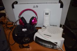 *Electricals including headphones, Philips CD play