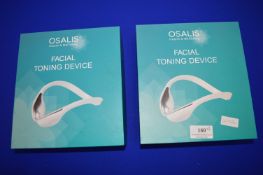 *Two Osalis facial toning devices