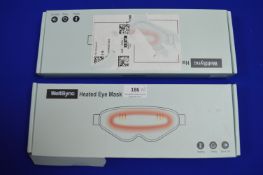 Two Wellsync heated eye masks