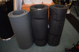 *Three exercise mats