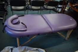 *Mollycoddle Wood framed folding massage bed with