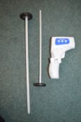 *Two reflex hammers and Burcom Infra red thermomet