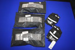 four pairs of Harssdanzar mens fingerless sports g