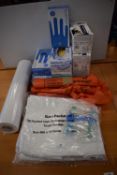 *Disposal aprons, latex gloves, medical waste bags