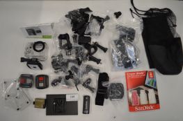 *Action camera accessories inc batteries , case an