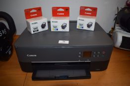 *Canon Pixma TS5350A printer with ink cartridges
