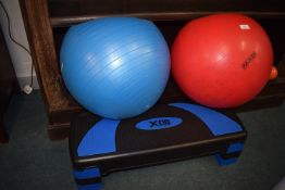 *Two large Gym balls etc