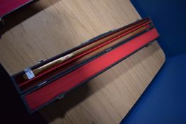 *Two Piece Pool Cue in Carry Case
