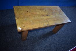 *Pine Occasional Table on Heavy Square Leggs