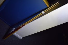 *2x Snooker Cues, and 1x Rest