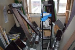 *Deconstructed Full Size Slate Bed Snooker Table (condition unknown, located in storeroom)