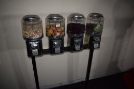 *Seaga Four Station Coin Operated Sweet Vending Unit