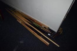 *Assorted Pool Cues and Accessories