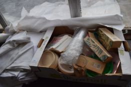 *Assorted Banqueting Roll, White Tablecloths, Disposable Cutlery, Crockery, etc.