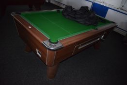 *Supreme Pool Coin Operated Slate Bed Pool Table