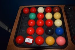 *Set of Snooker Balls