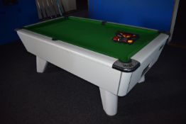 *Supreme Pool Endorsed World Championship Pool Table with Slate Bed, Balls, and Triangle