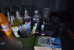 *Assorted Bartender’s Accessories, Cordials etc.