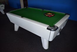 *Supreme Pool Endorsed World Championship Pool Table with Slate Bed, Balls, and Triangle