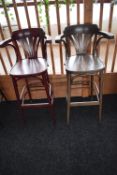 *Pair of Bentwood Barstools