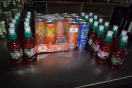 *J2O Mocktails and Assorted Fruit Shoots (best before dates passed)