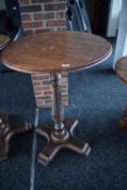 *Poser Table on Turned Pedestal