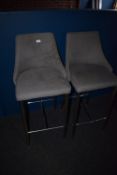 *Pair of High Seat Barstools