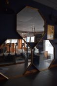 *3x Octagonal Mirrors