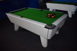 *Supreme Pool Endorsed World Championship Pool Table with Slate Bed, Balls, and Triangle