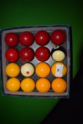 *Set of Pool Balls