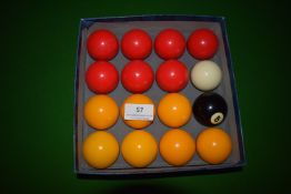 *Set of Pool Balls