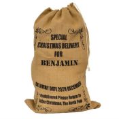 * Assorted Hessian Santa Sack (305 in total) 88cmx50cm