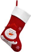 * 3D Hat Polar Bear Christmas Stocking (72 in total - 1 carton of 72)